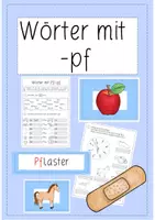 Vorschau - Arbeitsblätter - Bildkarten und Arbeitsblätter Pf - Deckblatt