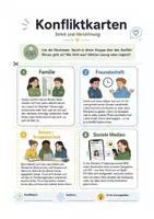 Vorschau - Stundenentwürfe - Streit und Versöhnung – Unterrichtsreihe Religion/Ethik Klasse 7/8 | Konflikte, Vergebung & Perspektivwechsel - Seite 1