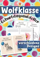 Vorschau - Mal- und Bastelvorlagen - Wolfklasse - Geburtstagsaufsteller (Klassentier) - Deckblatt