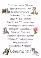 Vorschau - Poster - Wolfklasse - Poster | Klassenraumdekoration (Klassentier) - Seite 3
