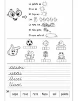 Vista previa - Hojas de trabajo - Actividades de refuerzo para preescolar y primer grado - página 3