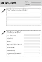 Vorschau - Unterrichtsreihen - Der Kalender - Aufgabenheft - Seite 2