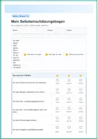 Vorschau - Anderer Materialtyp - Selbsteinschätzungsbögen Klasse 1–4 für Mathe, Deutsch & Sozialverhalten - Seite 1