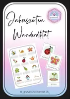 Vorschau - Arbeitsblätter - Thema Jahreszeiten - Wanderdiktat - Deckblatt