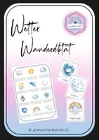 Vorschau - Arbeitsblätter - Thema Wetter - Wanderdiktat - Deckblatt