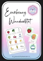 Vorschau - Arbeitsblätter - Thema Ernährung - Wanderdiktat - Deckblatt