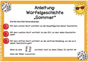 Vorschau - Spiele - Würfelgeschichte Sommer - Kreatives Schreiben - Seite 3
