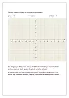 Vorschau - Arbeitsblätter - lineare Geraden - Seite 1