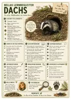 Vorschau - Arbeitsblätter - Dachs – kostenloses Materialpaket für Sachunterricht & Naturbildung | Bella Wildherz - Seite 2