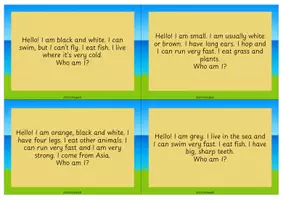 Vorschau - Arbeitsblätter - Who Am I - Animals (reading, quiz, writing) - Seite 3