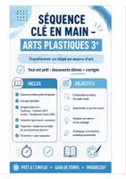 Aperçu - Feuilles d'exercices - Séquence Arts plastiques 3eme - Transformer l'objet en œuvre d'art - Page 1