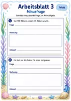Vorschau - Arbeitsblätter - Sachaufgaben Fehlende Frage | Mathematik Klasse 3 | 6 Arbeitsblätter als PDF - Seite 3