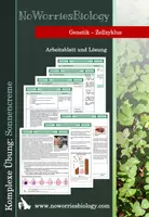Vorschau - Arbeitsblätter - Genetik - Komplexe Übung - Sonnencreme - Deckblatt
