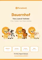Vorschau - Spiele - Bauernhof Kita – Tiere, Spiele & Set - Deckblatt