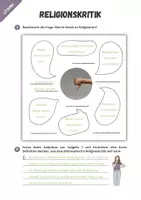 Vorschau - Arbeitsblätter - Religionkritik ⎮ Einstieg - Mindmap für Klasse 10 bis 13 - Seite 2