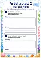 Vorschau - Arbeitsblätter - Sachaufgaben Gemischt Klasse 3 | Mathematik Klasse 3 | 6 Arbeitsblätter als PDF - Seite 2