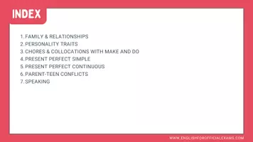 Vista previa - Unidades / Secuencias / Situaciones de Aprendizaje - B2: FAMILY & RELATIONSHIPS - página 1