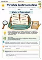 Vorschau - Arbeitsblätter - Sommertraining Deutsch Minibundle Klasse 5 bis 6 Lesekompetenz Wortschatz und Textverständnis - Seite 1