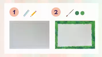 Vorschau - Mal- und Bastelvorlagen - Swimmingpool Kunstwerk Kunstbilder Grundschule Sommer - Seite 2