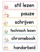 Voorbeeld - Squishy Classroom | Compleet Pastel Klasdecoratiepakket - Pagina 1