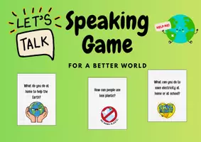 Vista previa - Juegos / Gamificación - Speaking Game for a better world PRIMARY - Portada