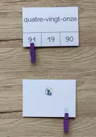 Aperçu - Apprentissages en autonomie - Cartes nombres en lettres 70 à 100 CP - Niveau 3 - Page 2