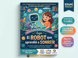 Vista previa - Hojas de trabajo - Comprensión lectora: Emociones (2º-3º) - Portada