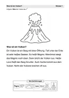 Vorschau - Arbeitsblätter - Entdecke die Vulkane. Leseheft für die Grundschule Dreifach differenziertes Lesematerial mit Aufgaben und Worterklärungen - Seite 3