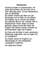 Vorschau - Arbeitsblätter - Rechenreise "Verliebte Zahlen" mit Lösung - Seite 1