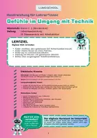 Vorschau - Arbeitsblätter - Gefühle im Umgang mit Technik - Teil 4 - Seite 1