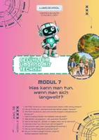 Vorschau - Arbeitsblätter - Gefühle im Umgang mit Technik – Teil 7 - Deckblatt