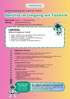 Vorschau - Arbeitsblätter - Gefühle im Umgang mit Technik – Teil 8 - Seite 1