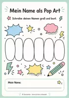 Vorschau - Arbeitsblätter - Das bin ich: Mal- und Kennenlernheft für Klasse 1-4 - Seite 1