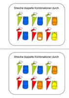 Vorschau - Arbeitsblätter - Kombinatorik Miniheft Grundschule - Seite 2