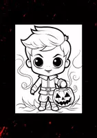Vorschau - Mal- und Bastelvorlagen - 120 Happy Creepy Halloween Malbilder - Ausmalbilder für Kinder - Seite 3