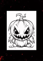 Vorschau - Mal- und Bastelvorlagen - 120 Happy Creepy Halloween Malbilder - Ausmalbilder für Kinder - Seite 2