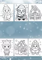 Vorschau - Spiele - 100 Christmas Malbilder - Ausmalbilder für Kinder - Seite 1