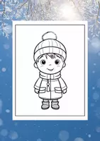 Vorschau - Spiele - 200 Winter Kids Malbilder - Ausmalbilder für Kinder - Seite 2