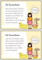 Vorschau - Aufgabenkarten - Abschreibkartei Sommer "six seven" - Seite 1