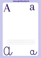 anteprima - Clipart / Immagini originali - ALFABETIERE DA STAMPARE E PERSONALIZZARE classe prima - Pagina 1