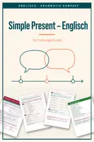 Vorschau - Arbeitsblätter - Simple Present Klasse 5 – Vertretungsstunde Englisch - Deckblatt