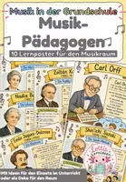 Vorschau - Arbeitsblätter - Musikpädagogik Grundschule – 10 Lernposter / Arbeitsblätter | Orff, Kodály, Suzuki, Prokofjew, Montessori | Musikunterricht Klasse 2–6 - Deckblatt