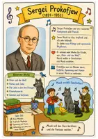 Vorschau - Arbeitsblätter - Musikpädagogik Grundschule – 10 Lernposter / Arbeitsblätter | Orff, Kodály, Suzuki, Prokofjew, Montessori | Musikunterricht Klasse 2–6 - Seite 1