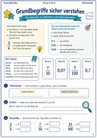 Vorschau - Arbeitsblätter - Brüche und Dezimalzahlen Nachhilfeheft Klasse 5 bis 6 - Seite 1