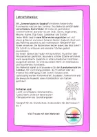 Vorschau - Mal- und Bastelvorlagen - Sommerlaune im Quadrat - Rasterbilder - Kunstidee Sommer - Seite 1