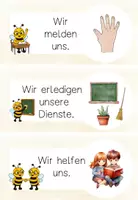 Vorschau - Präsentationen/Tafelbilder - Klassenregeln Bienenklasse 🐝 | Klassentier Biene | Regelplakate für ein friedliches Miteinander | Grundschule - Seite 2