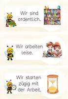 Vorschau - Präsentationen/Tafelbilder - Klassenregeln Bienenklasse 🐝 | Klassentier Biene | Regelplakate für ein friedliches Miteinander | Grundschule - Seite 3