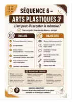 Aperçu - Feuilles d'exercices - Séquence Arts Plastiques 3eme - L’art peut-il raconter la mémoire ? - Page 1