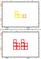 Vista previa - Hojas de trabajo - NUMERACIÓN MANIPULATIVA. SOPORTE CON TARJETAS Y FICHAS - página 2