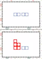Vista previa - Hojas de trabajo - NUMERACIÓN MANIPULATIVA. SOPORTE CON TARJETAS Y FICHAS - página 3